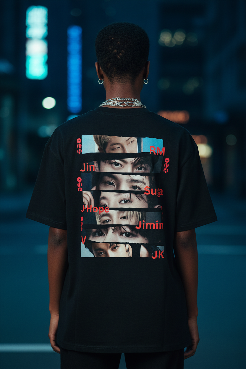 BTS Arirang Unisex T-Shirt mit Rückendruck – K-Pop Army Fanmade | S–5XL