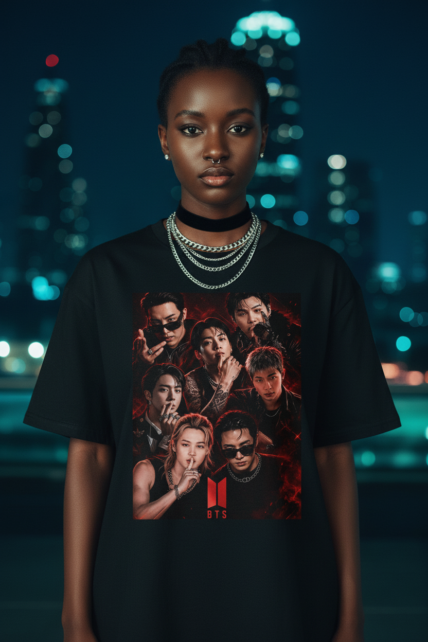 BTS Band Unisex T-Shirt – K-Pop Army Fanmade Merch | S–5XL