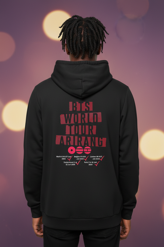 BTS Tour hoodie   - Unisex Kapuzenpullover Hoodie Rücken