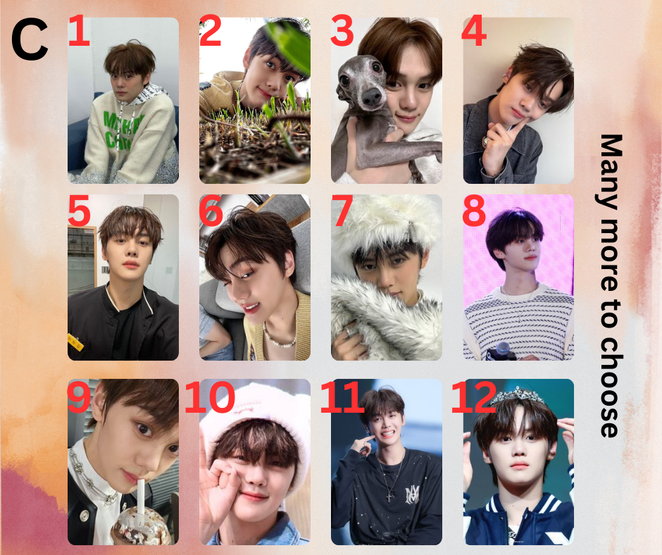Zerobaseone Kim Gyu Vin Photocard, Handmade PCs, Kpop