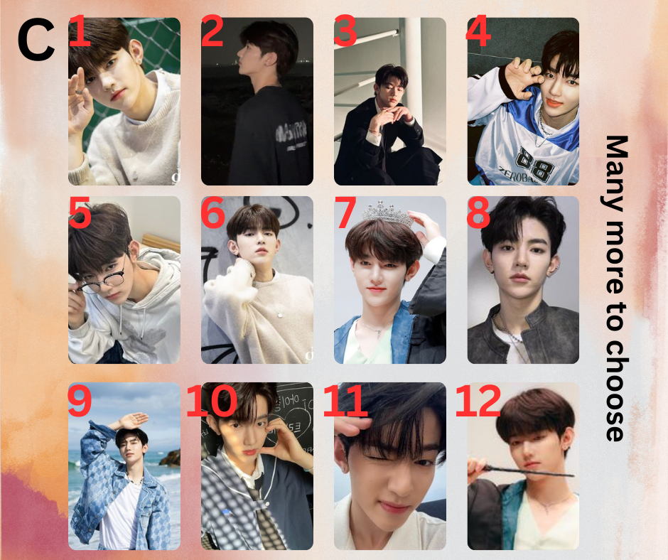 Zerobaseone Zhang Hao Photocard, Handmade PCs, Kpop