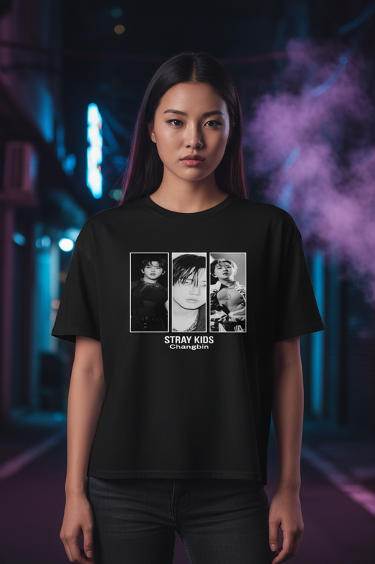 Changbin Unisex T-Shirt – K-Pop Stray Kids Stay Fanmade Geschenkidee (S–5XL)
