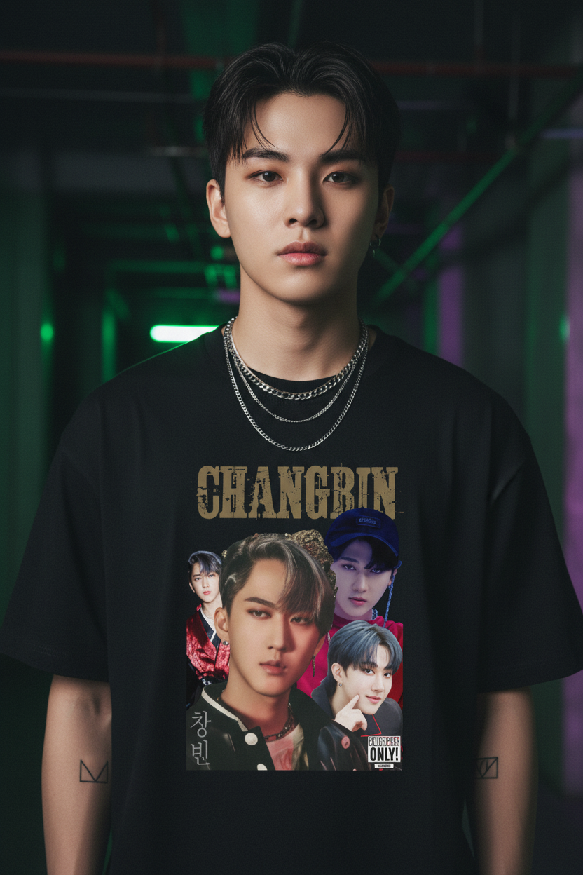 Changbin Unisex T-Shirt – K-Pop Stray Kids SKZ Stay Fanmade Geschenkidee (S–5XL)