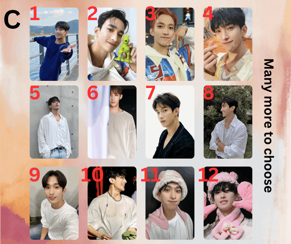 Seventeen DK Photocard, Handmade, Kpop, Carat Sammelkarten