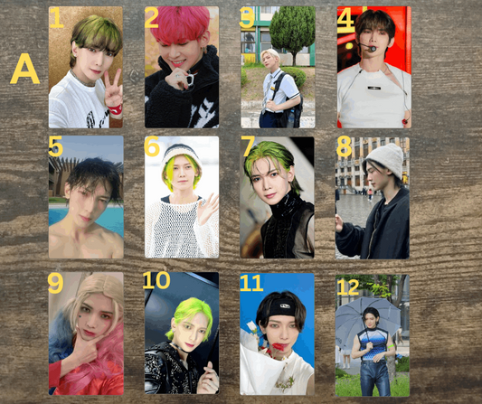 Ateez Yeosang Photocard, Handmade PC Sammelkarten Ateez, Kpop