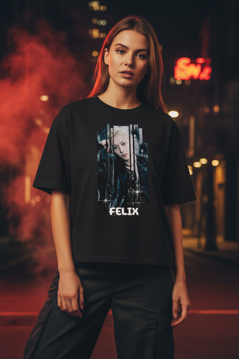 Felix Stray Kids Unisex T-Shirt V2 – K-Pop Stay Fanmade | S–5XL