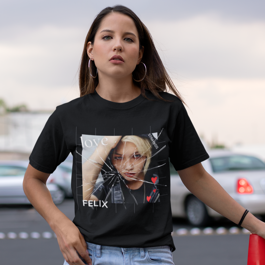Felix Shirt, SKZ, Fanmade Straykids T-Shirt