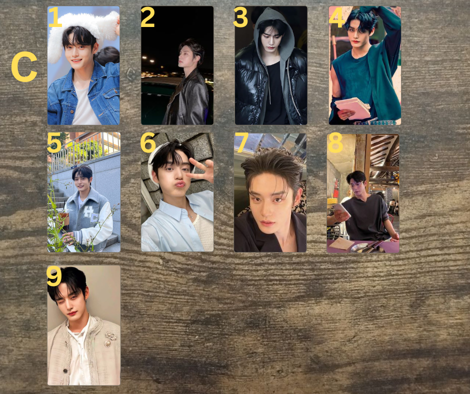 Zerobaseone Photocard Kim Jiwoong Handmade PCs