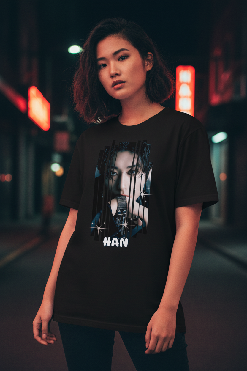 Stray Kids Han Unisex T-Shirt – K-Pop Stay Fanmade Geschenkidee (S–5XL)