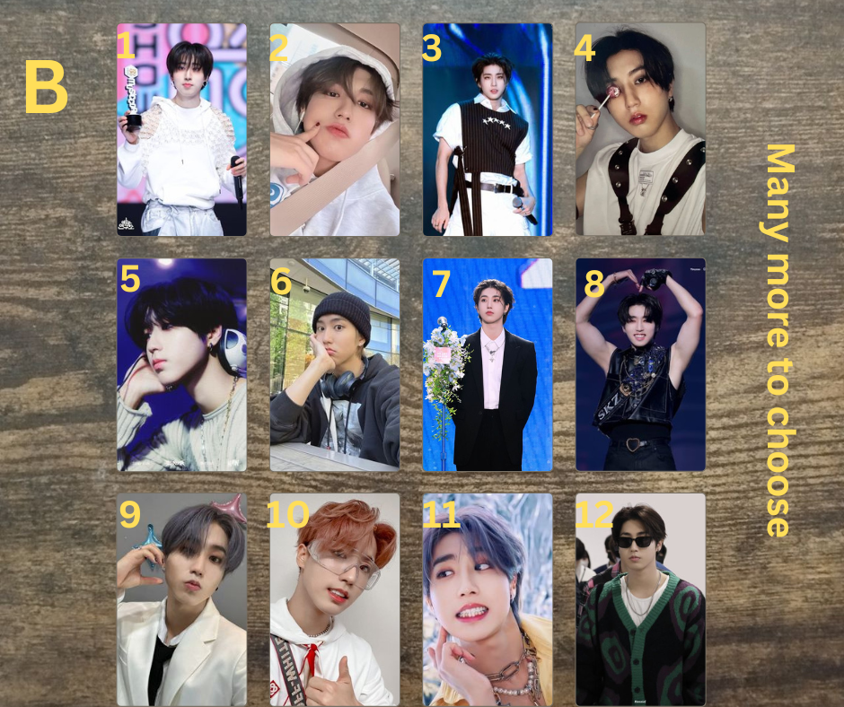 StrayKids Han PCs, Fanmade K-Pop Fotokarten