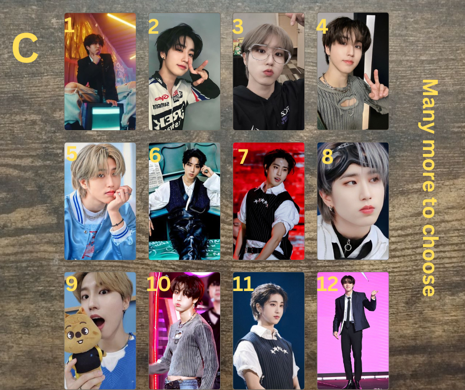 StrayKids Han PCs, Fanmade K-Pop Fotokarten