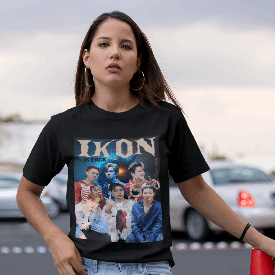 Ikon T-Shirt 2024, K-Pop Fanmade