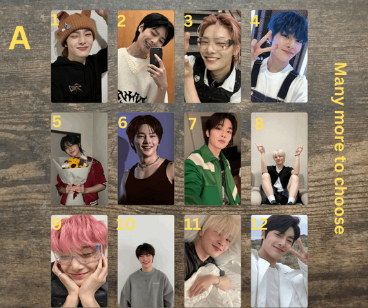 Stray Kids  I.N PC Fotokarten, Handmade  Sammelkarten K-Pop
