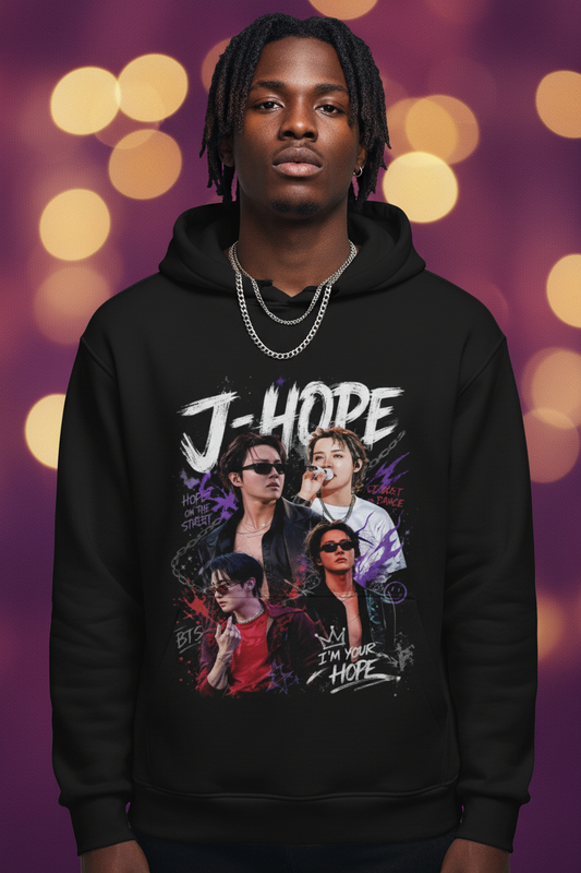 J-Hope BTS Hoseok Unisex Hoodie – Fanmade Army Fanartikel | XS–5XL