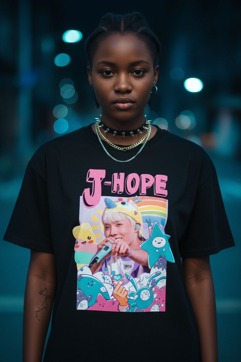 J-Hope BTS Unisex T-Shirt – K-Pop Army Fanmade | S–5XL