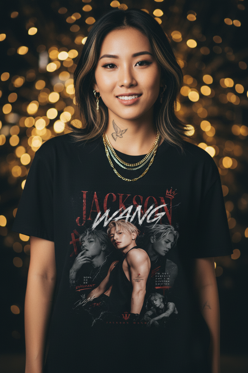 Jackson Wang GOT7 Unisex T-Shirt black – K-Pop I GOT7 Fanmade | S–5XL
