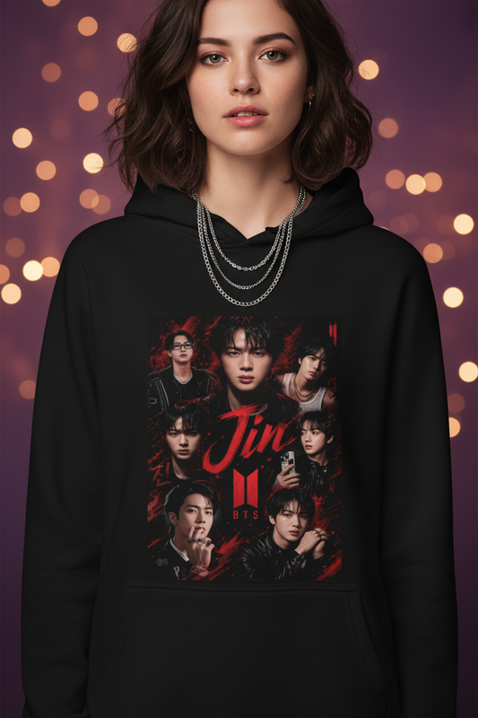 Jin BTS Seokjin Unisex Hoodie – Fanmade Army Fanartikel | XS–5XL