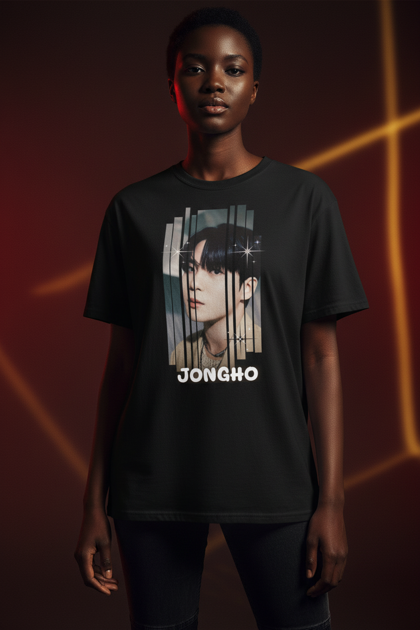Jongho Ateez Unisex T-Shirt – K-Pop Atiny Fanmade | S–5XL