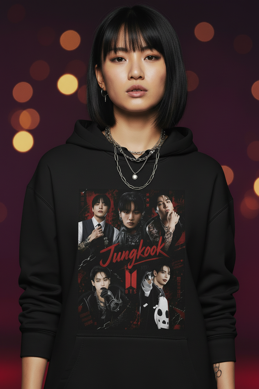 Jungkook BTS Unisex Hoodie – Fanmade Fanartikel | XS–5XL