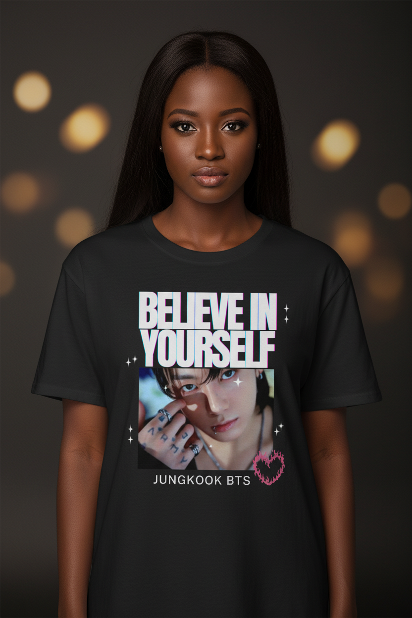 Jungkook BTS Unisex T-Shirt V4 – K-Pop Army Fanmade | S–5XL