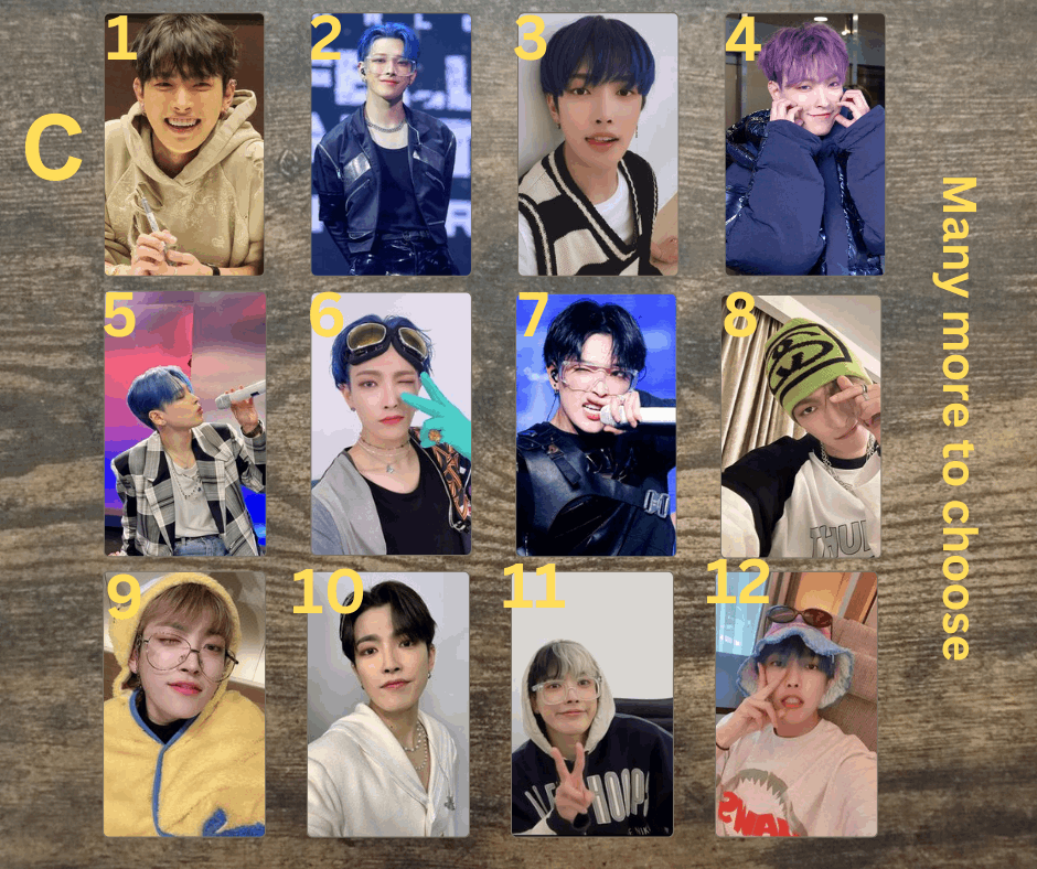 Ateez Photocard Hongjoong, Handmade Fotokarten, Sammelkarten, K-Pop, Atiny,PC