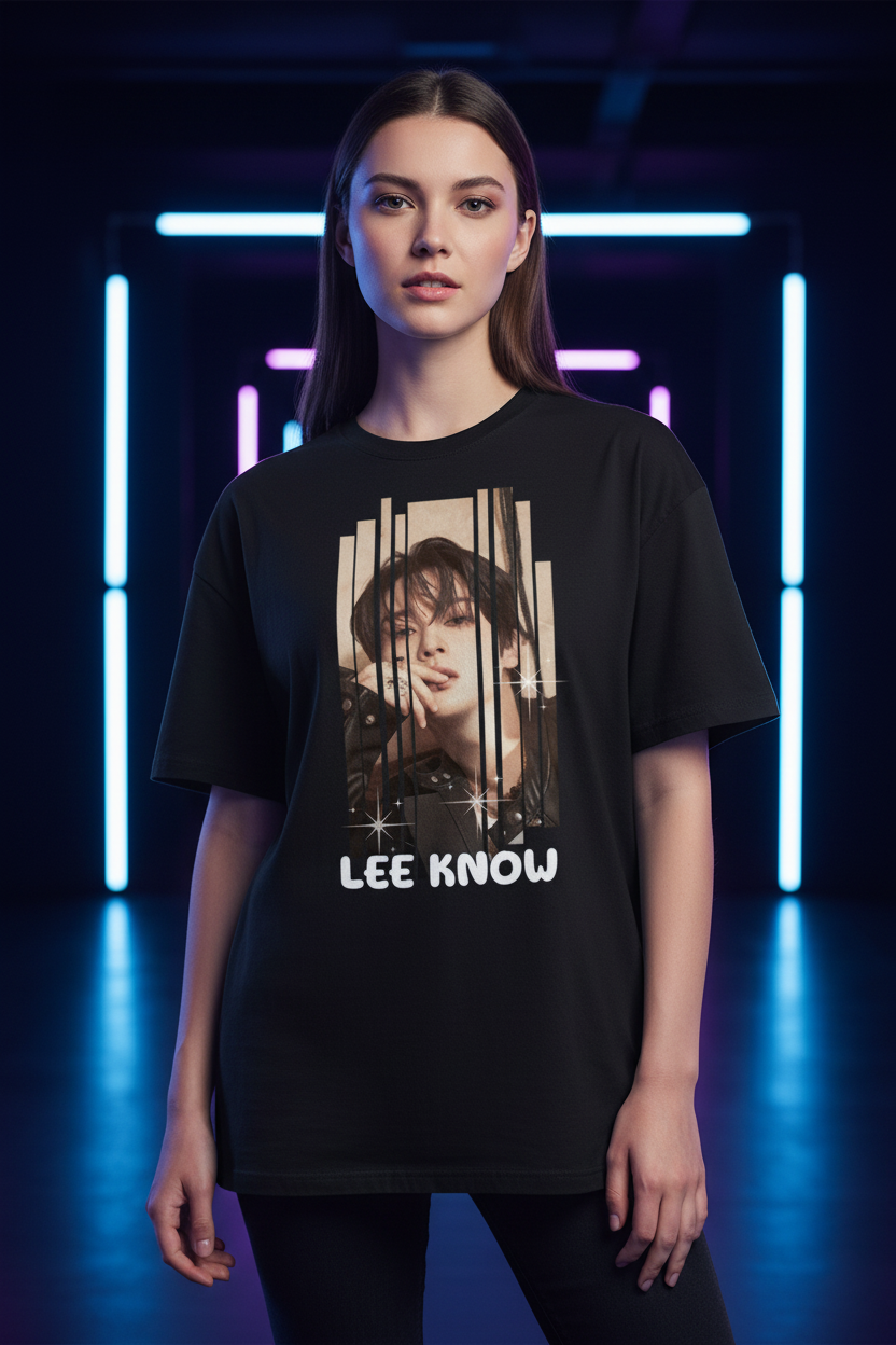 Lee Know Unisex T-Shirt – K-Pop Stray Kids Stay Fanmade Geschenkidee (S–5XL)