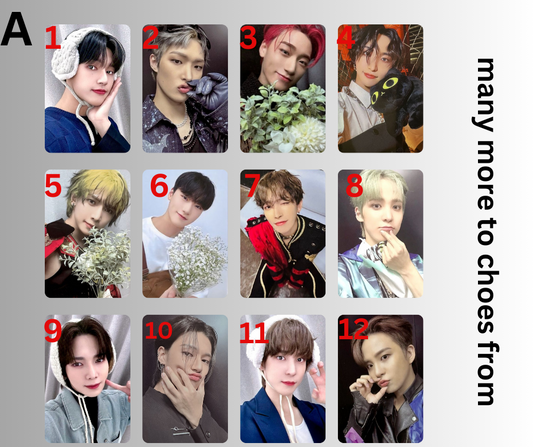 Ateez Photocards, K-Pop PCs Fotokarten Atiny Ateez, Fanmade Handmade