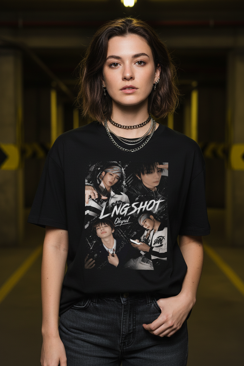 Ohyul LNGSHOT Unisex T-Shirt – K-Pop SHOTTIES Fanmade | S–5XL