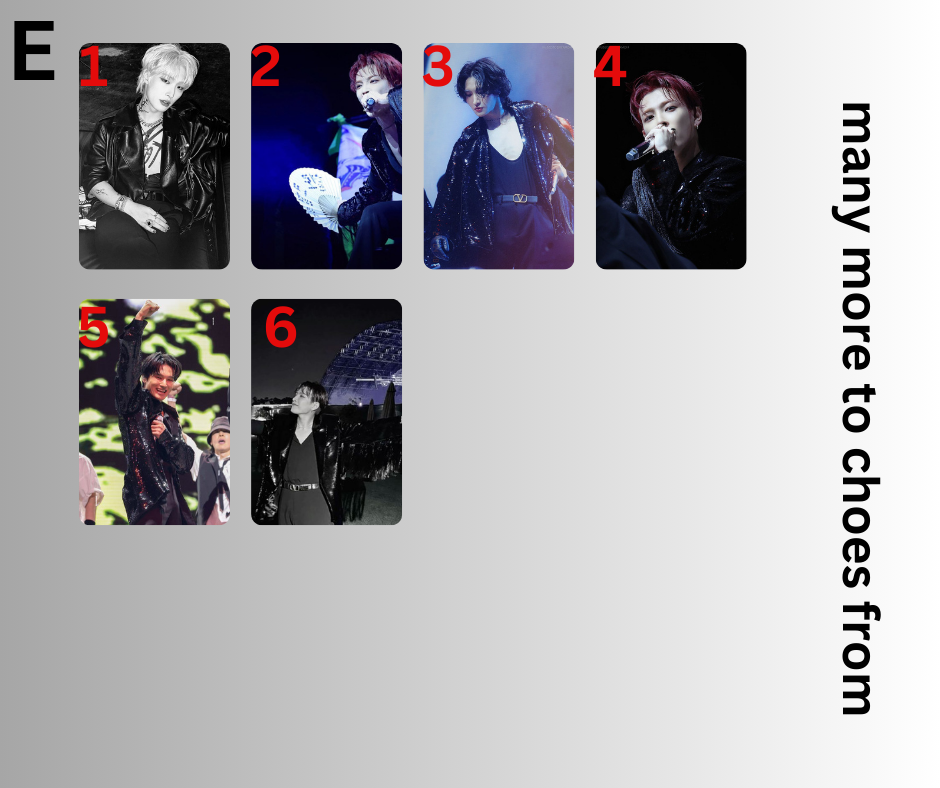 Ateez Coachella 2024 Photocard, K-Pop, PCs Sammelkarten Ateez, Handmade