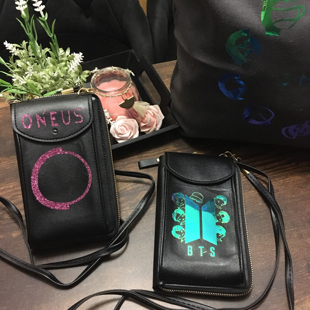 Oneus & Bts shoulder bag for concerts