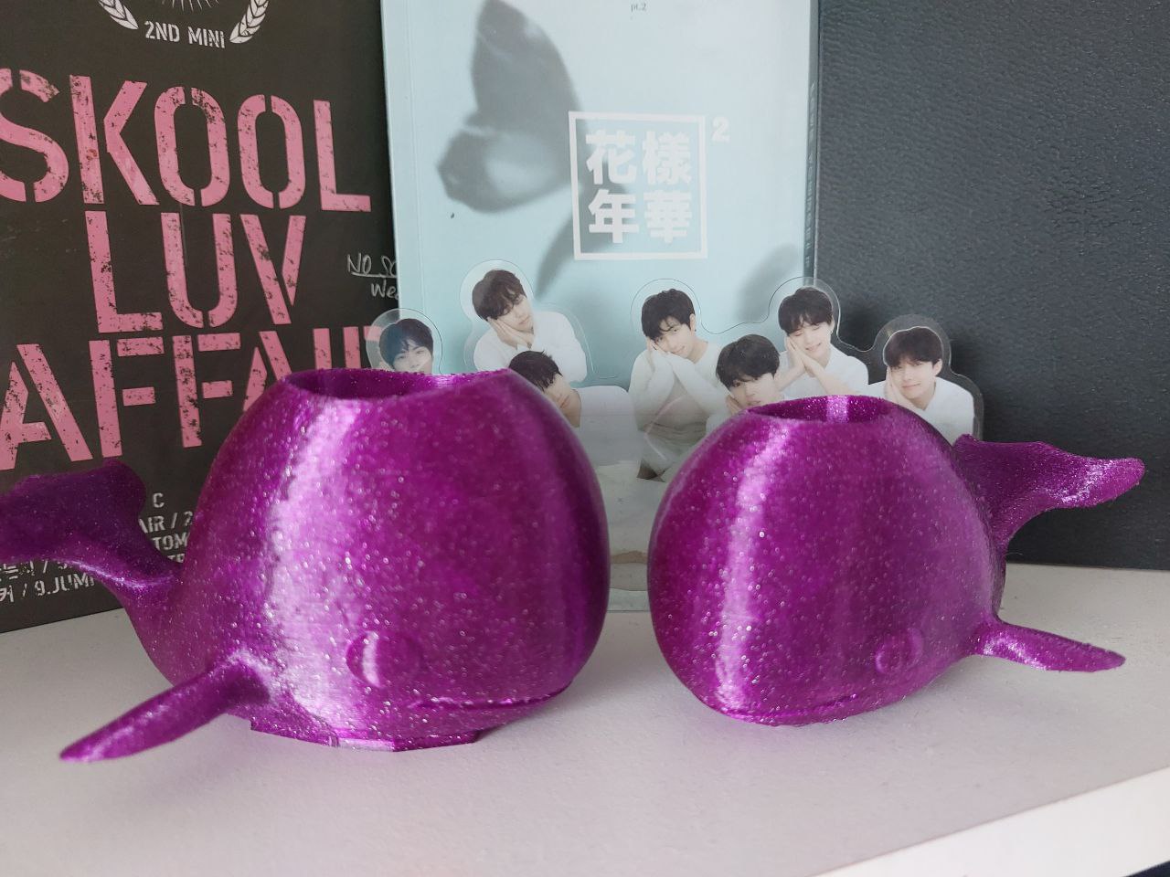 BTS Lightstick Holder Wal – Für alle BTS Versionen, Fanmade K-Pop Army Geschenkidee