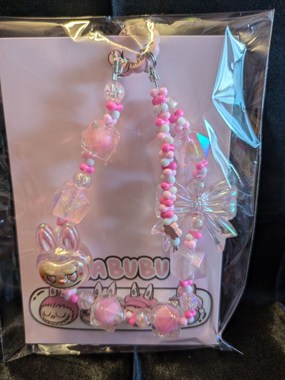 Labubu Head Phonechain, Taschen und Keychain