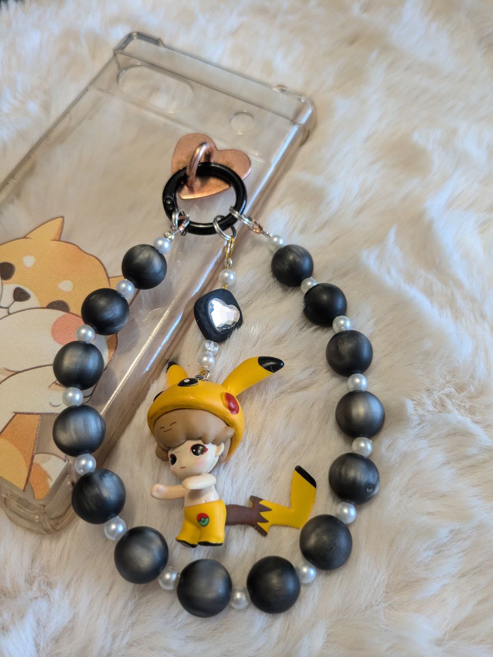 Pikatschu Doll Phonechain, Taschen und Keychain Kawaii