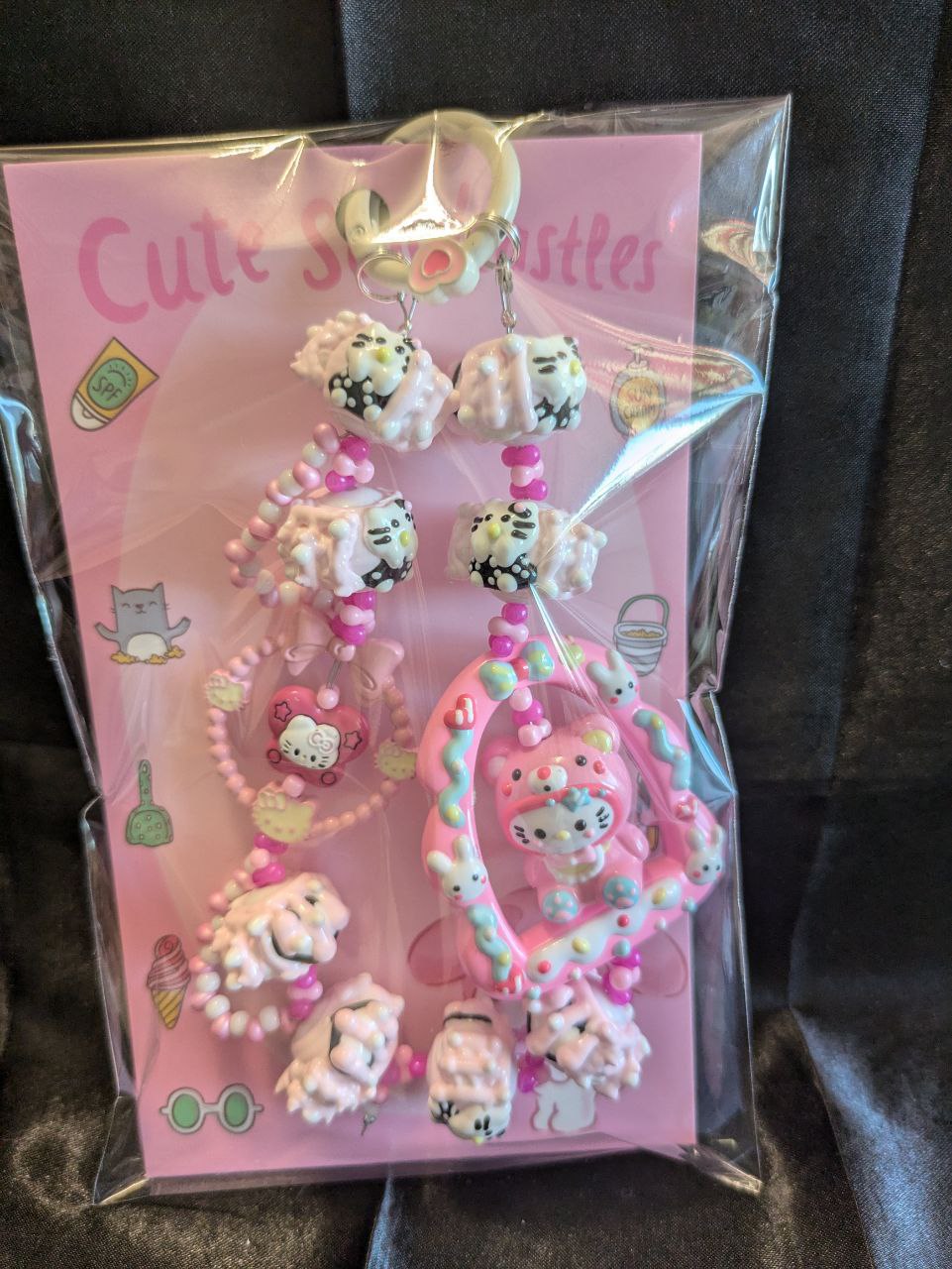 Hello Kitty Pink Phonechain, Taschen und Keychain