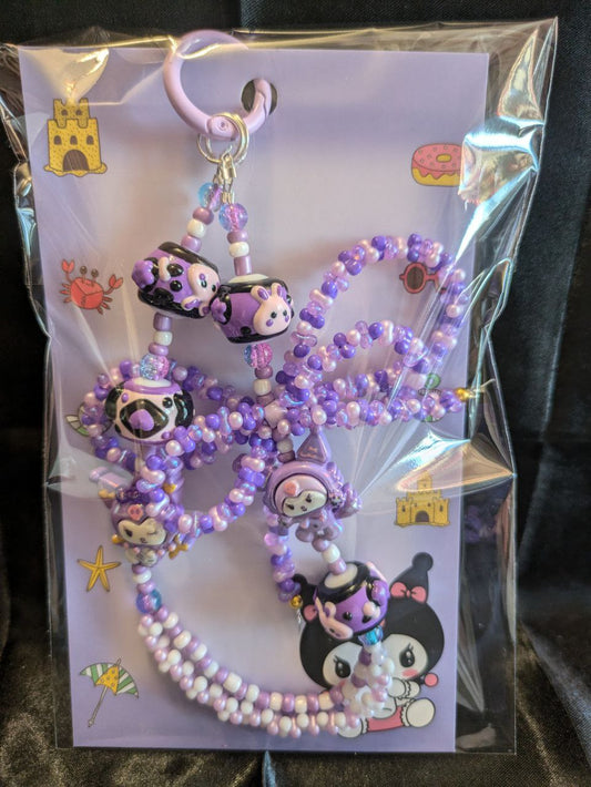 Kuromi Phonechain, Taschen und Keychain
