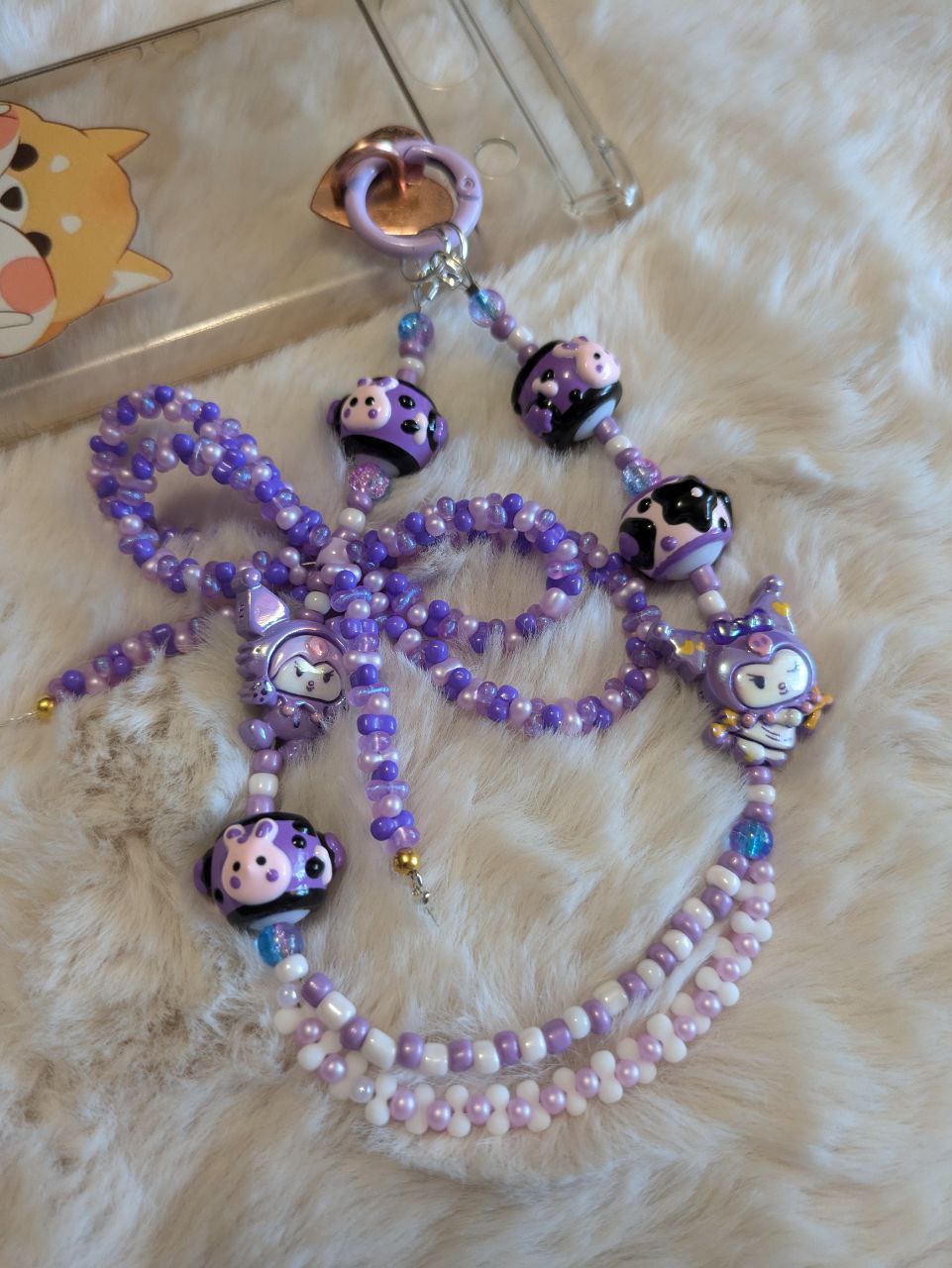 Kuromi Phonechain, Taschen und Keychain