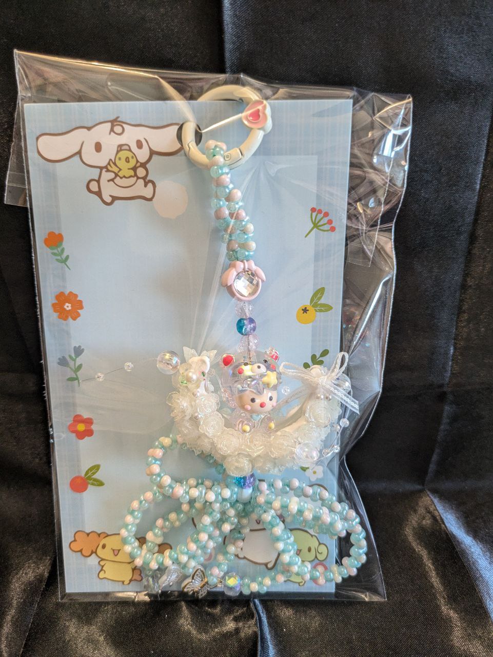 Sweet Bean  Moon Phonechain, Taschen und Keychain