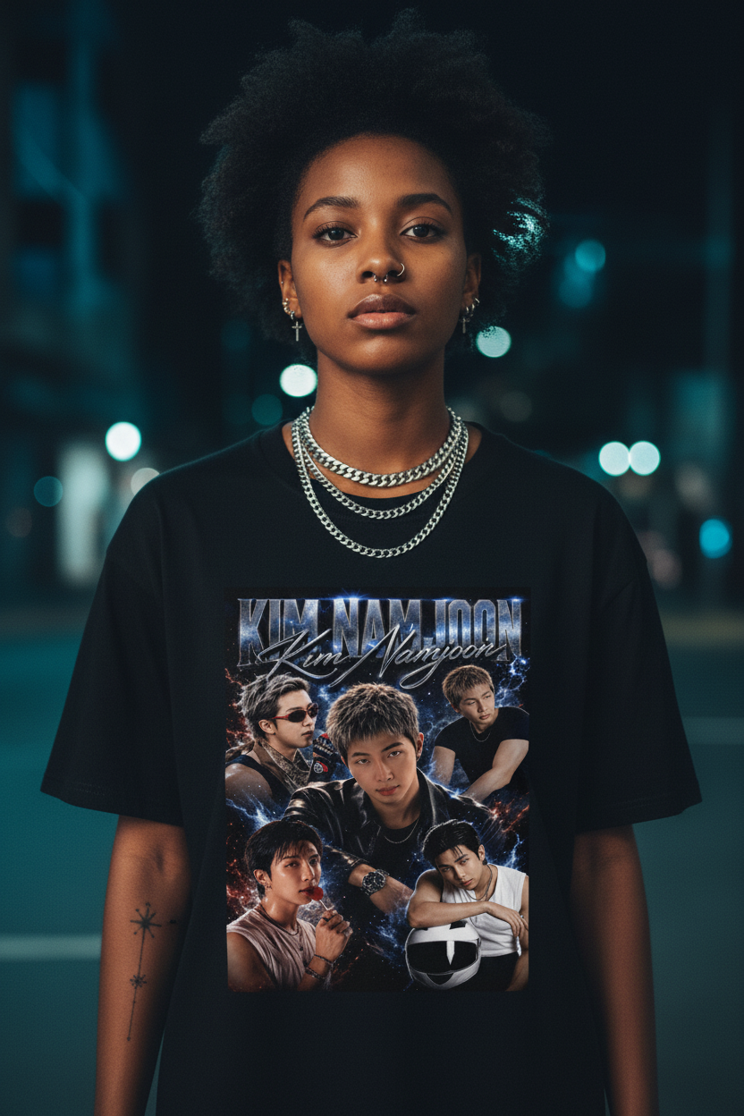 RM BTS Unisex T-Shirt – K-Pop ARMY Fanmade | S–5XL