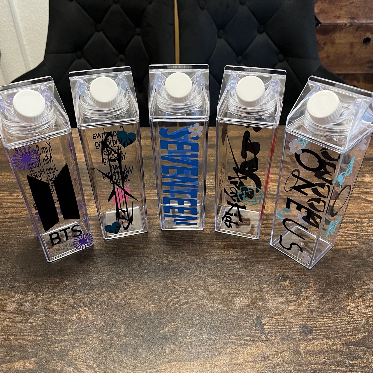 K-Pop Drinks Container - Drinking Bottle 500ml, Ateez, BTS, Straykids, Seventeen, Oneus