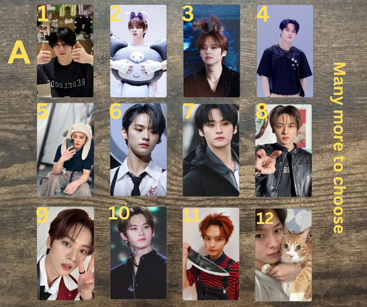 StrayKids Lee Know Photocard, K-Pop Fanmade Handmade PCs