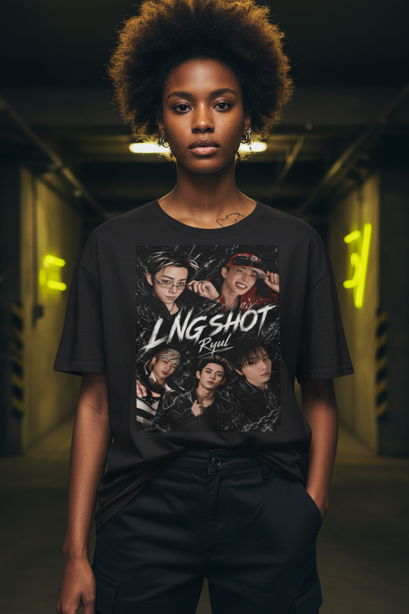 RYUL LNGSHOT Unisex T-Shirt – K-Pop SHOTTIES Fanmade | S–5XL