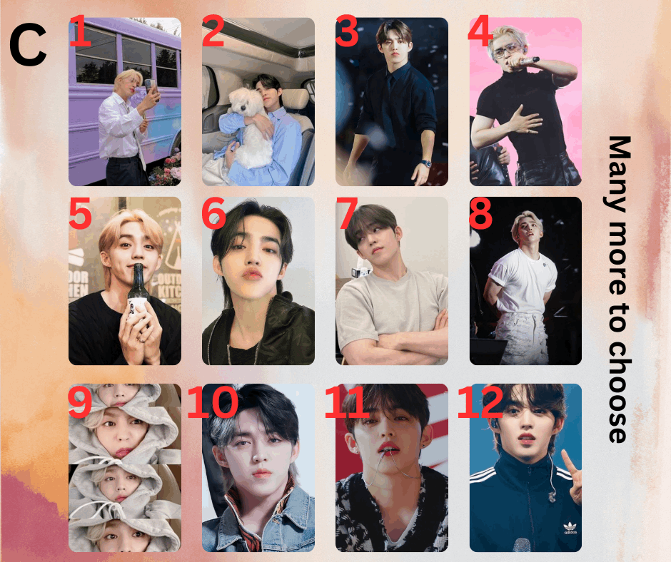 Seventeen S. Coups Photocard, Handmade, Kpop, Carat Sammelkarten