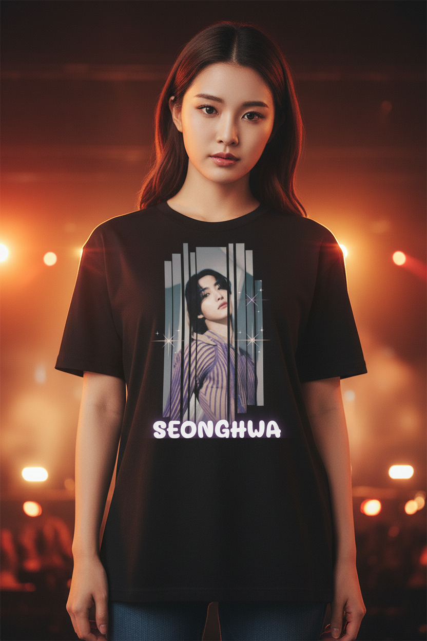Seonghwa Ateez Unisex T-Shirt – K-Pop Atiny Fanmade | S–5XL