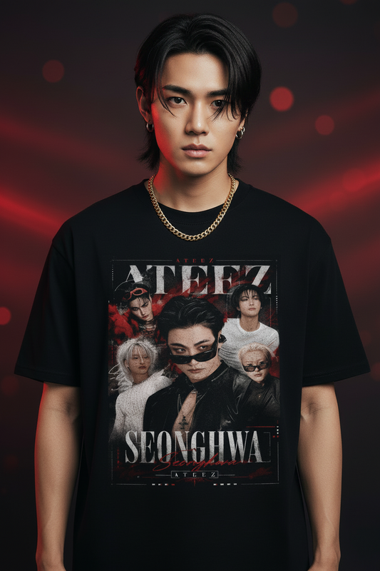 Seonghwa Ateez Unisex T-Shirt – K-Pop ATINY Fanmade | S–5XL