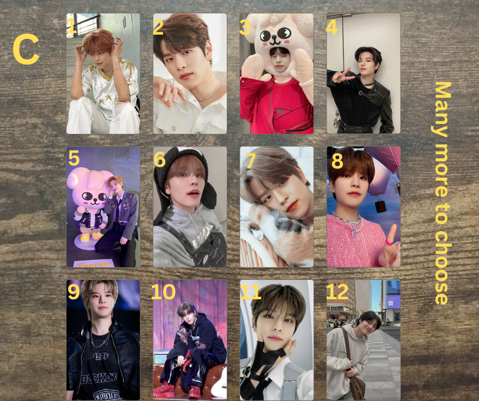 Stray Kids Seungmin PC Fotokarten, Handmade Fanmade K-Pop