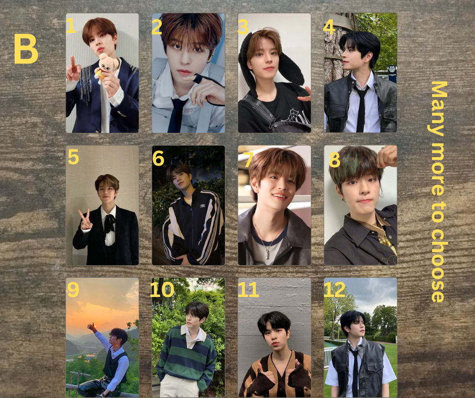 Stray Kids Seungmin PC Fotokarten, Handmade Fanmade K-Pop