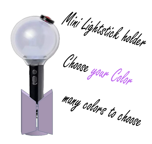 K-Pop Bts Mini Lightstick holder, K-Pop Army Fanmade