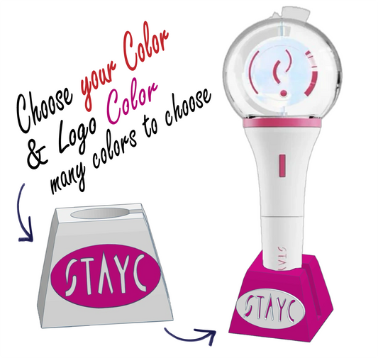 Customized ATEEZ Kpop Lightstick Holder for All Versions, Atiny Fanmade, Gift Idea, LIGHTINY Stand, Selfmade