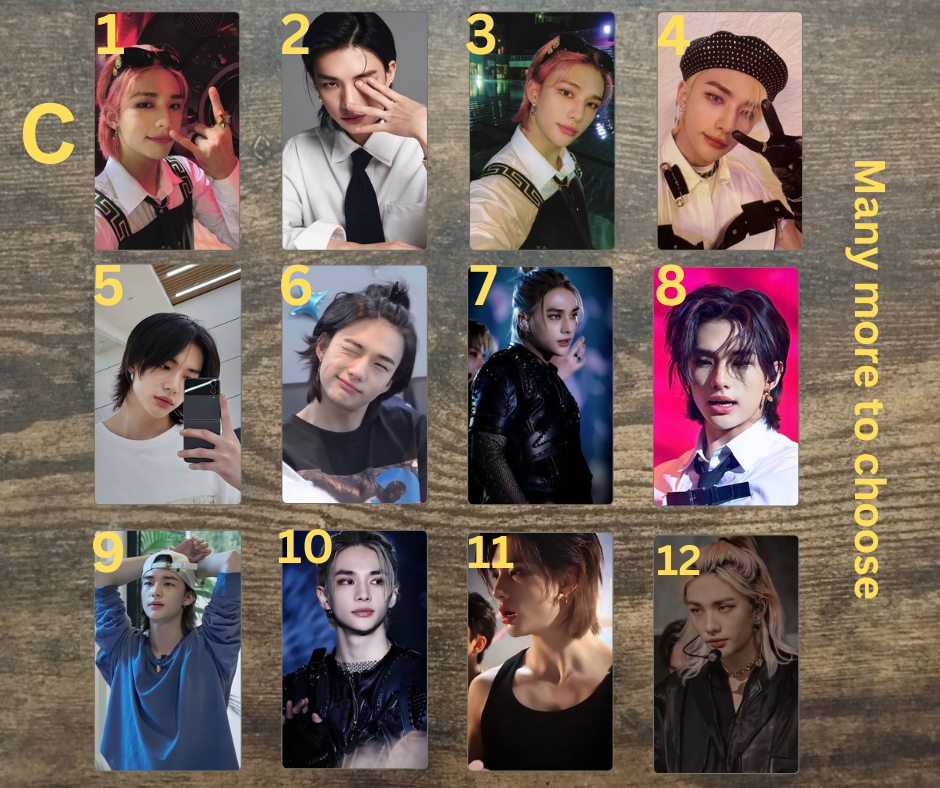 StrayKids Hyunjin PCs, Fanmade K-Pop Fotokarten