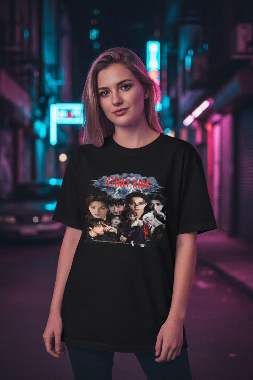 Stray Kids Unisex T-Shirt – K-Pop Stay Fanmade Geschenkidee (S–5XL)